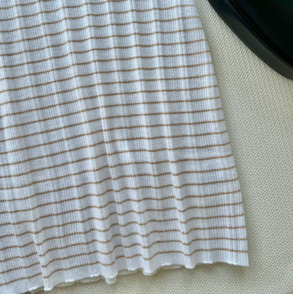 Miu Miu white striped knitted dress size M - Picture 5 of 5